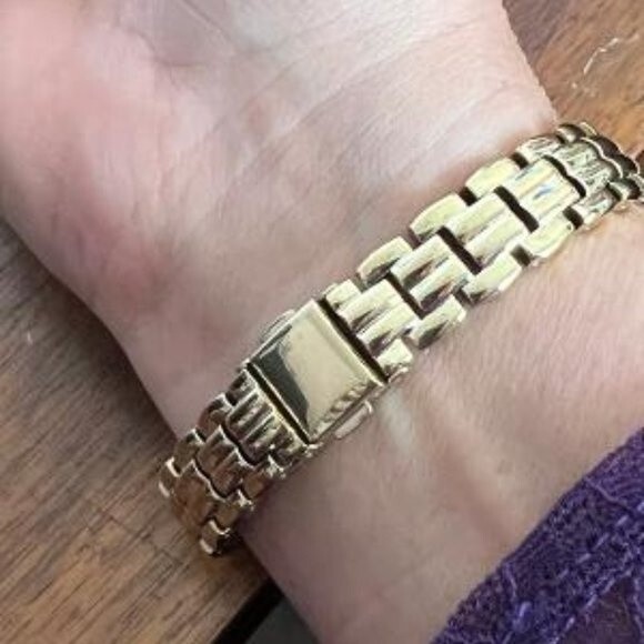 Jeweled Armitron Now Ladies Watch Model 75/3689GP - Picture 6 of 8